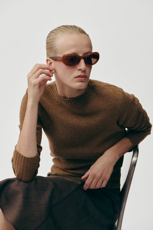 Lunettes de soleil Jean - Caramel - Femme