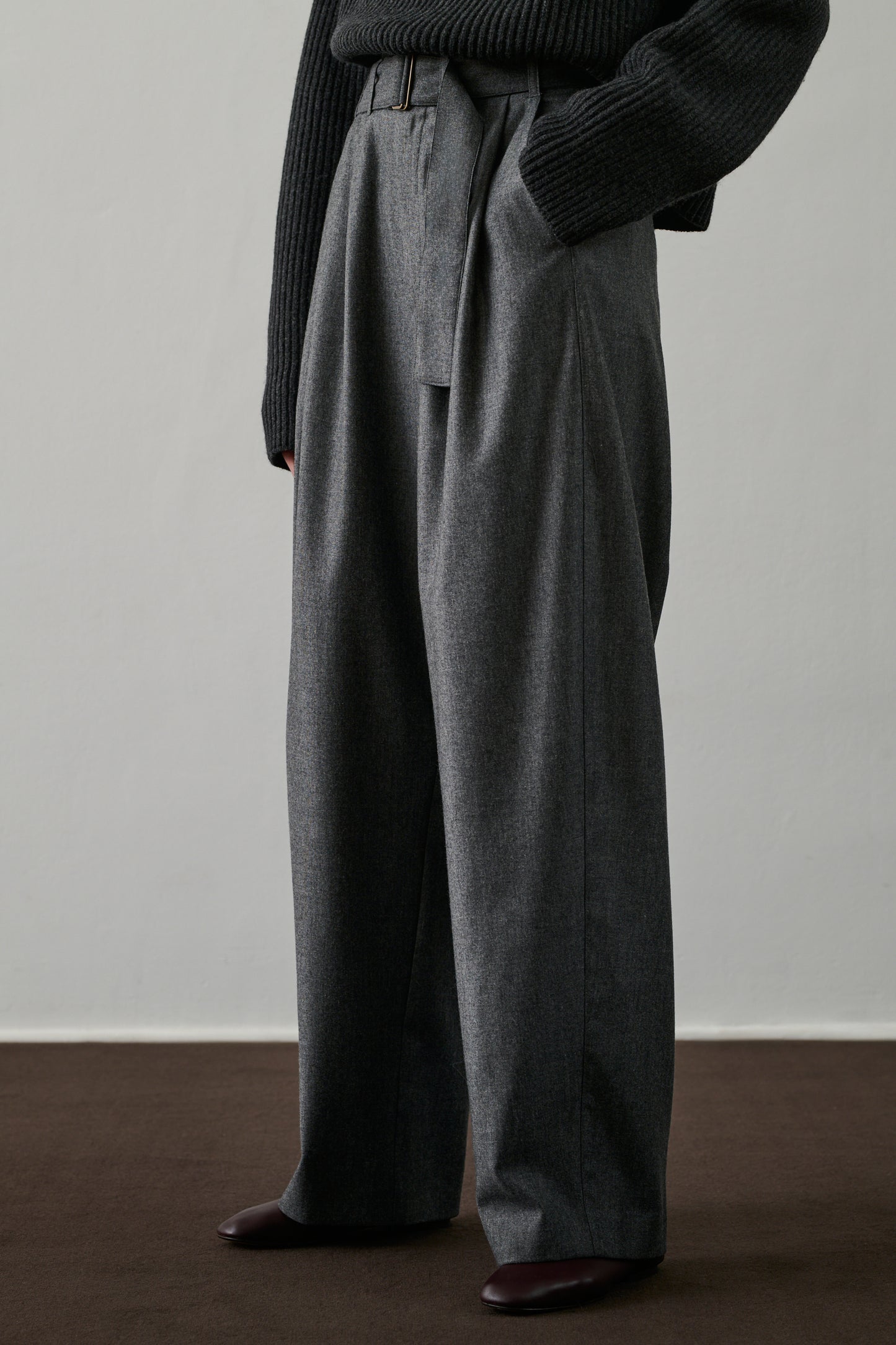 Pantalon Cole - Gris - Laine - Femme