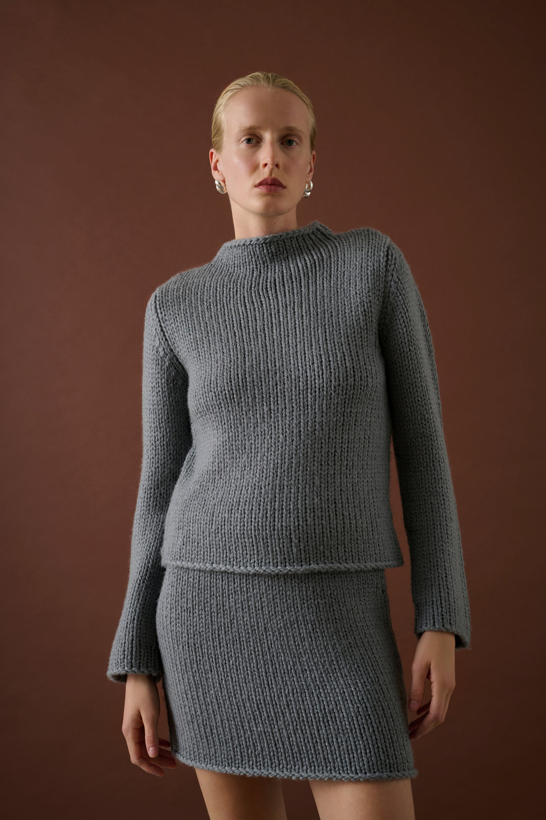 Jupe Johan - Tonnerre - Laine - Femme