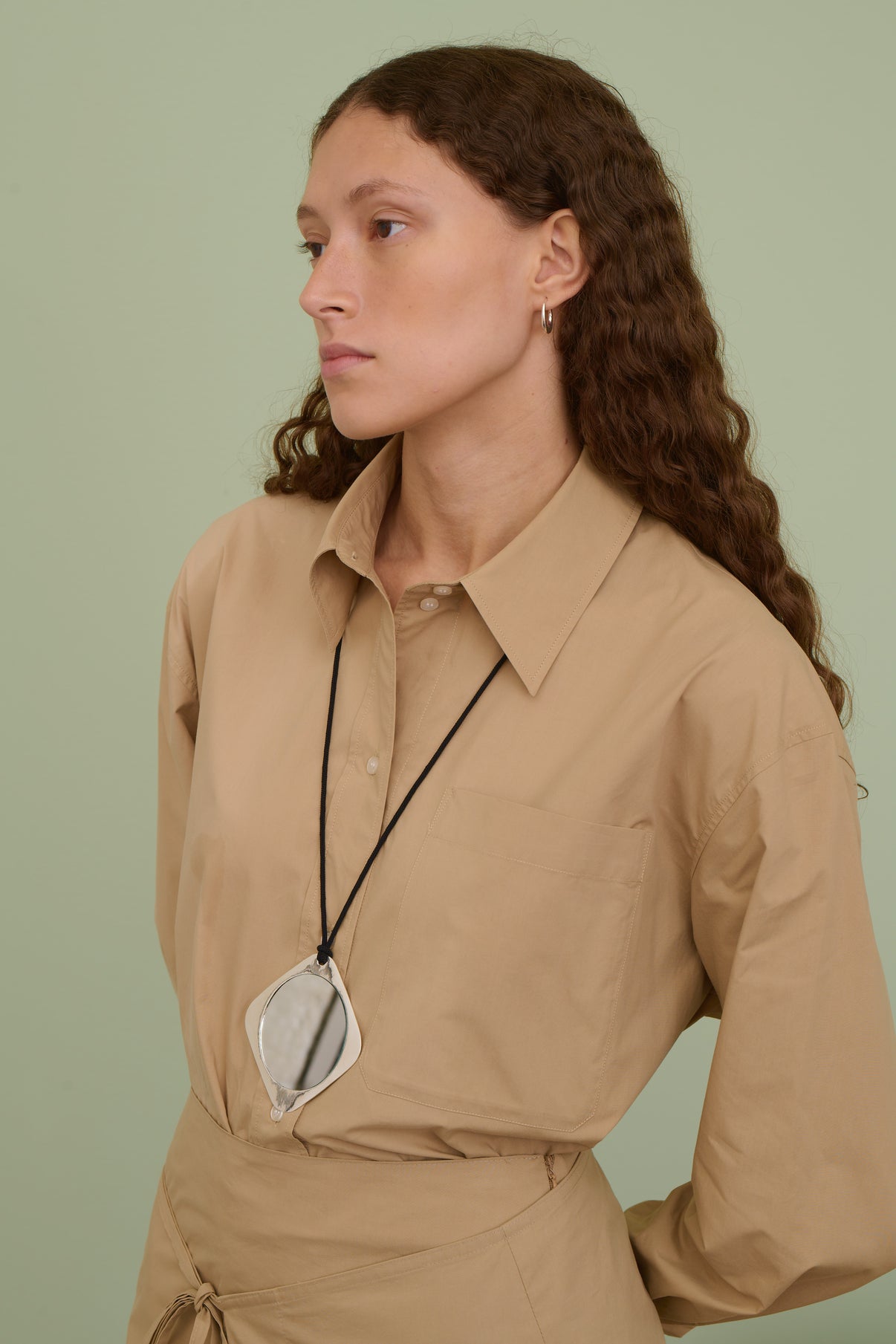 Grandes Créoles - Argent - Ligne Plate - Femme vue 4